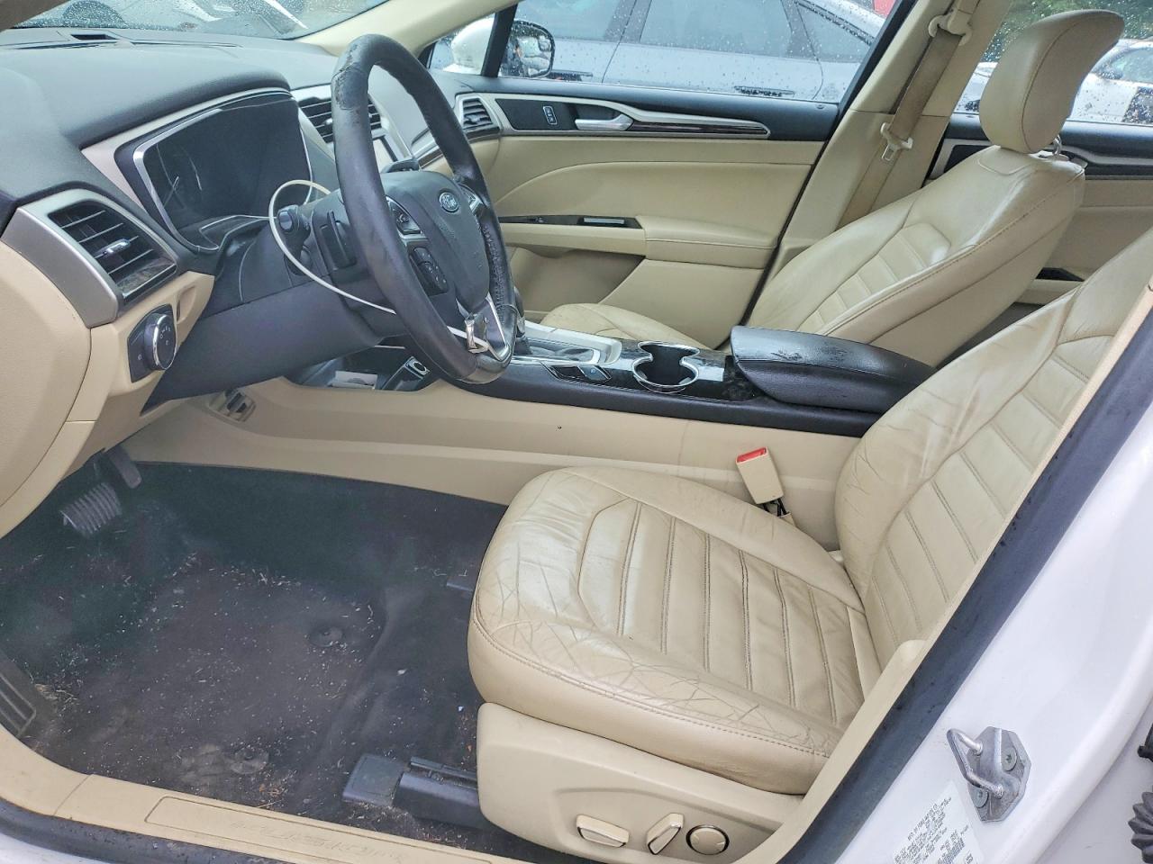 2014 Ford Fusion Se Белый vin: 3FA6P0H97ER206051