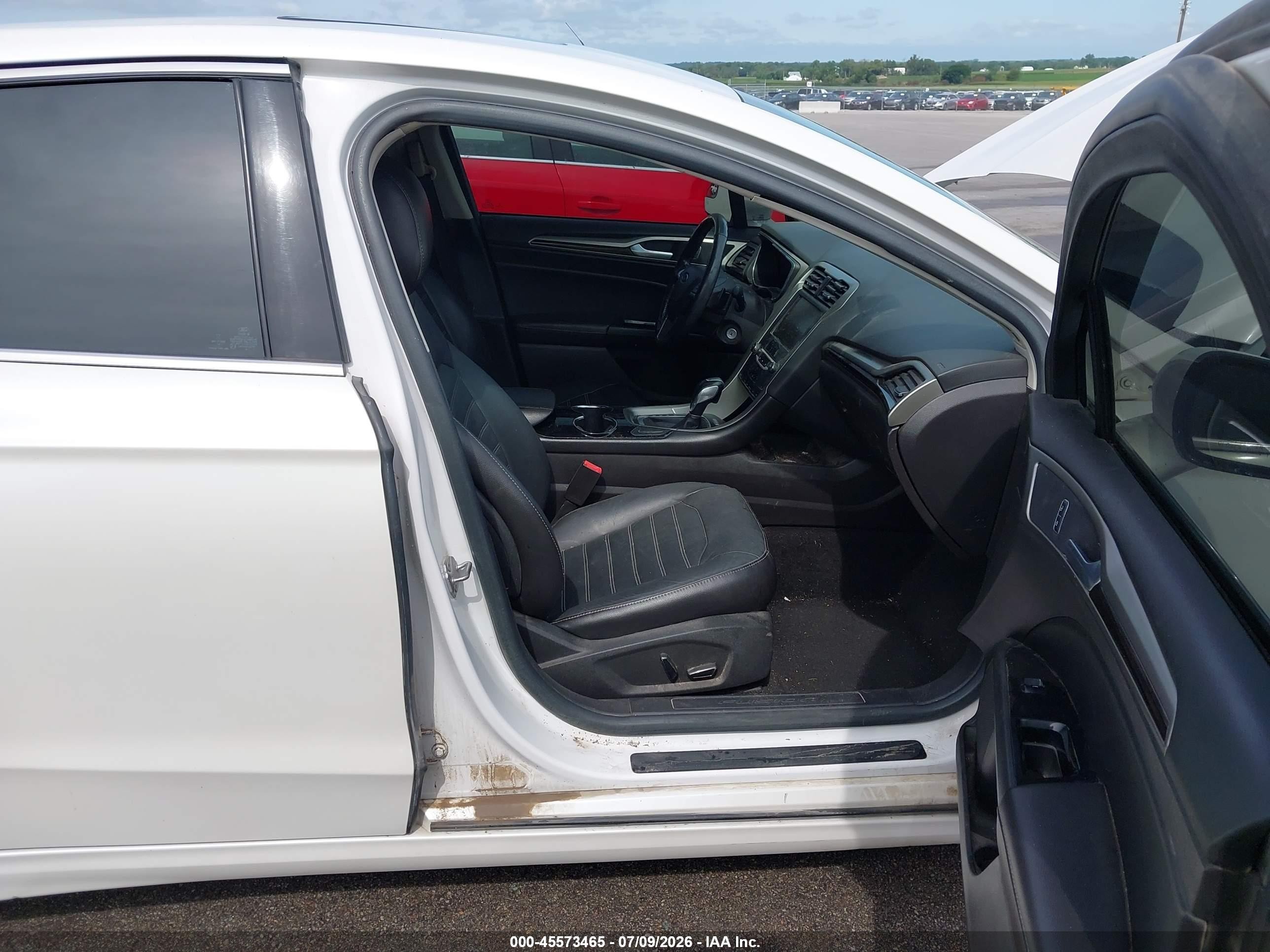 2014 Ford Fusion Se White vin: 3FA6P0H97ER219799