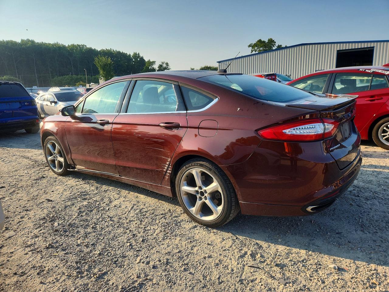 2015 Ford Fusion Se Brown vin: 3FA6P0H97FR103522