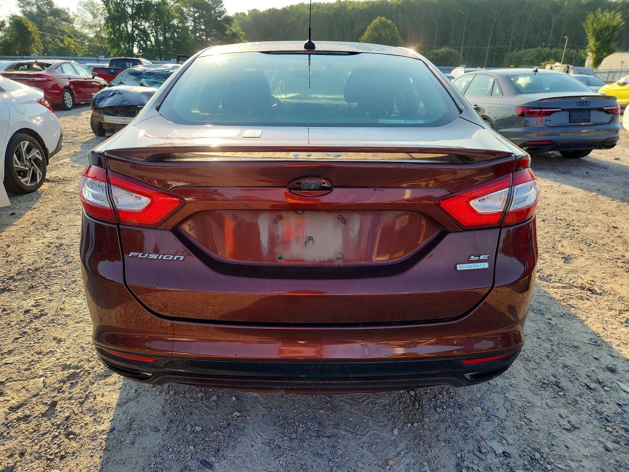 2015 Ford Fusion Se Brown vin: 3FA6P0H97FR103522