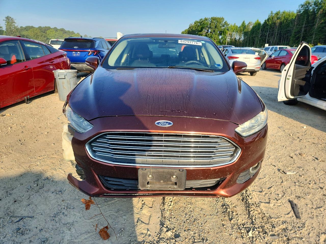 2015 Ford Fusion Se Brown vin: 3FA6P0H97FR103522