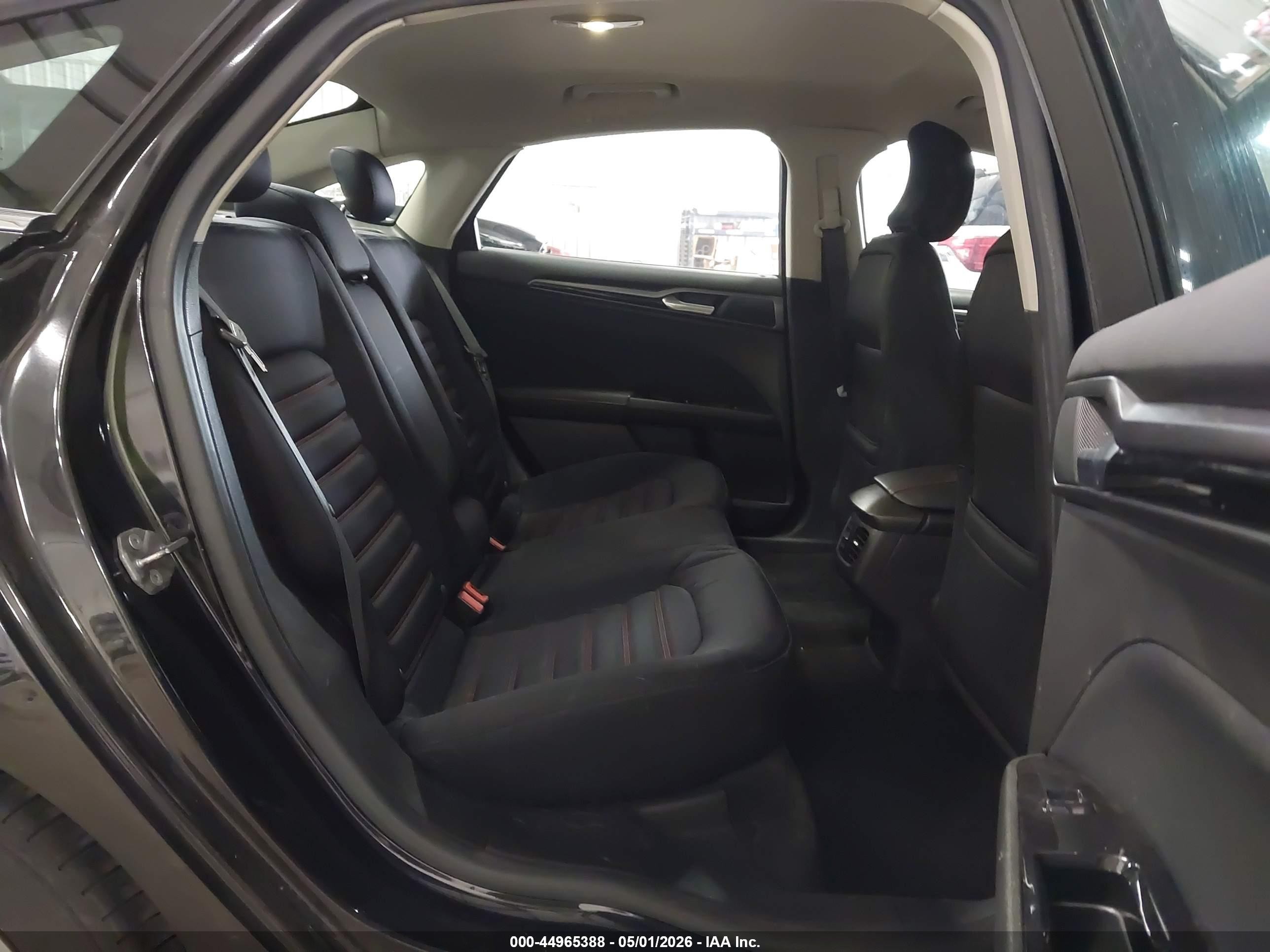 2015 Ford Fusion Se Black vin: 3FA6P0H97FR224955