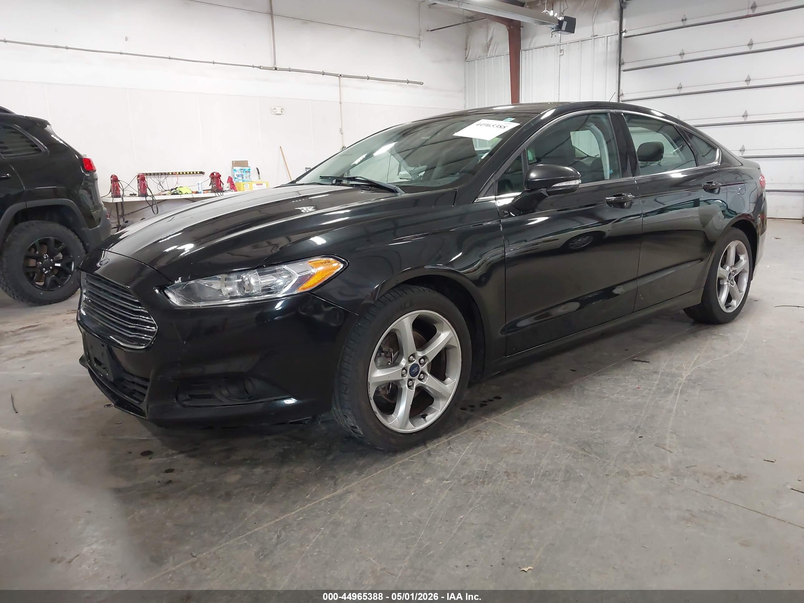 2015 Ford Fusion Se Black vin: 3FA6P0H97FR224955
