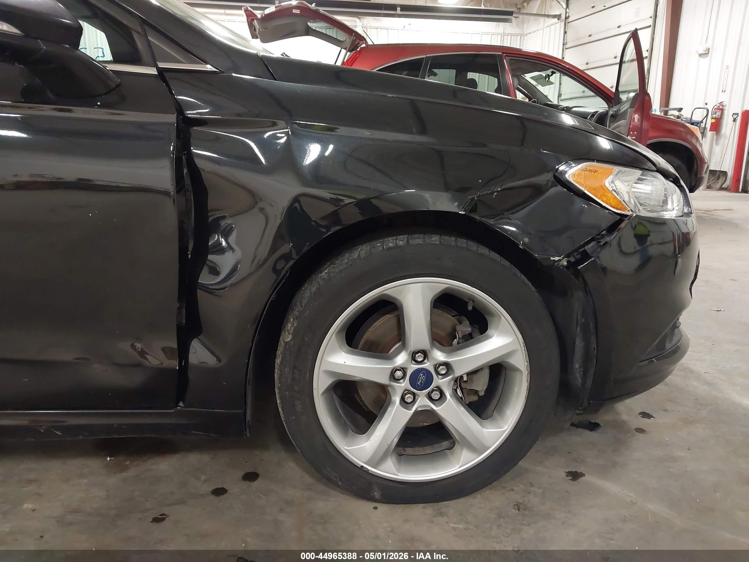 2015 Ford Fusion Se Black vin: 3FA6P0H97FR224955