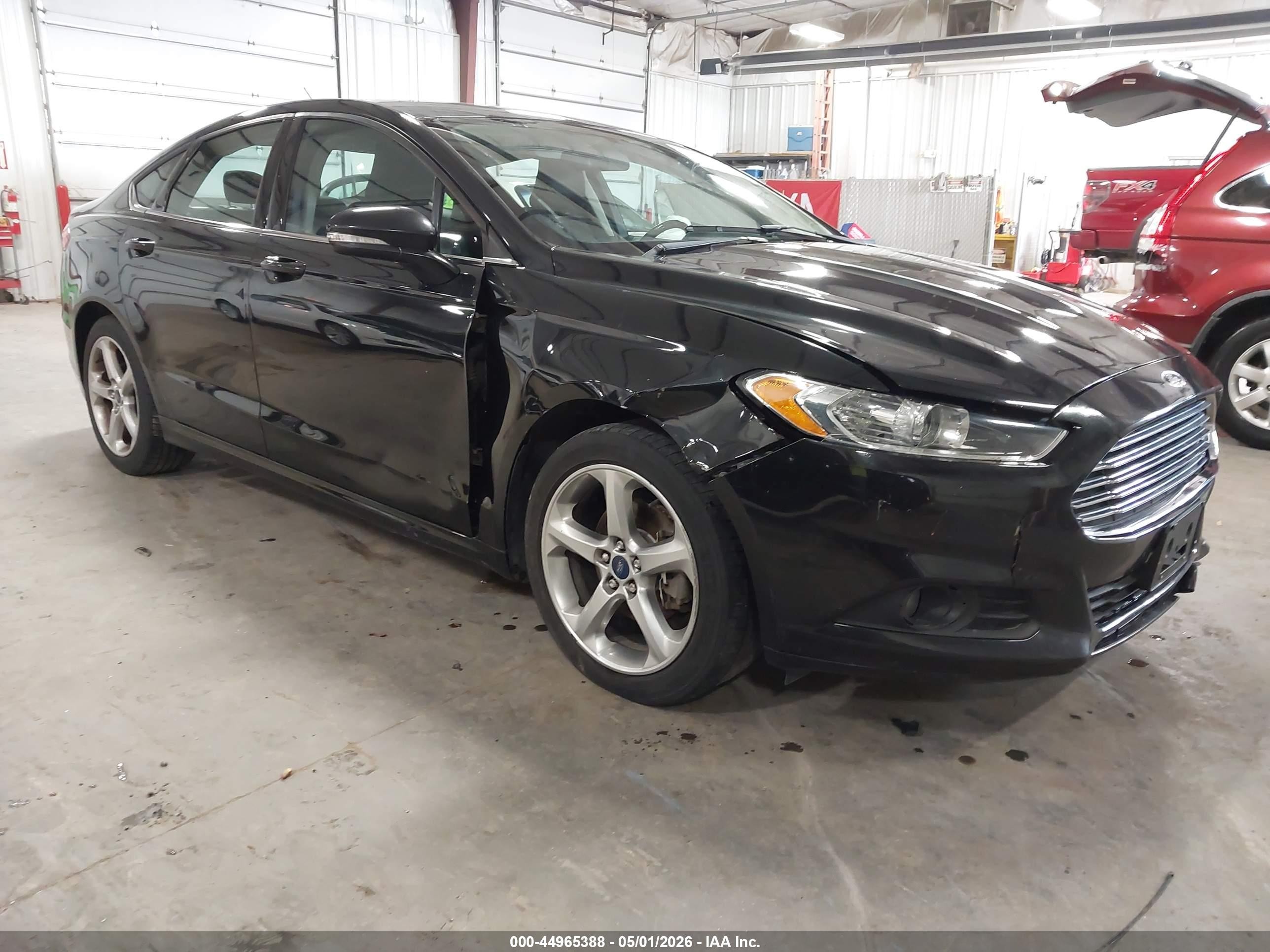 2015 Ford Fusion Se Черный vin: 3FA6P0H97FR224955