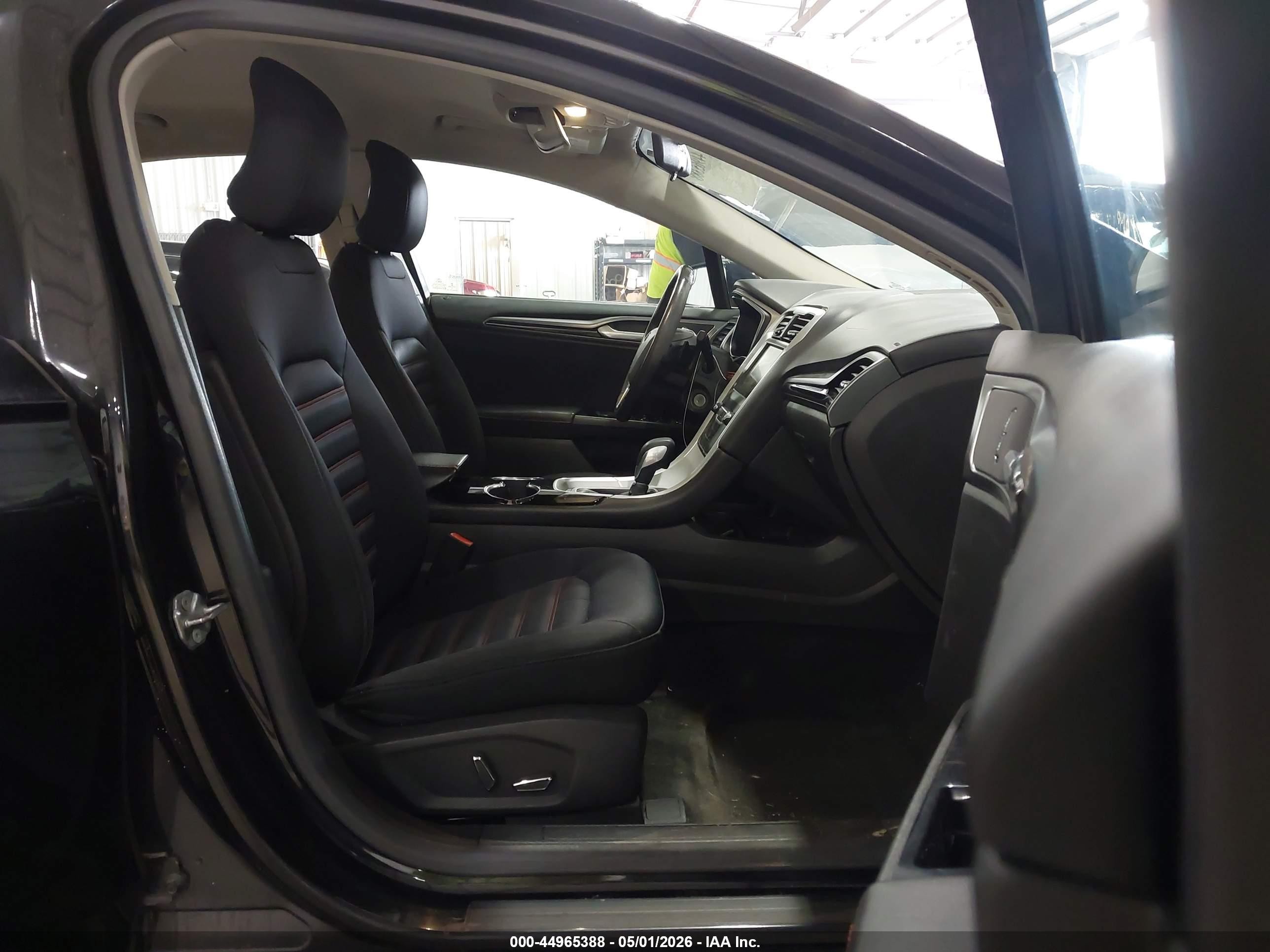 2015 Ford Fusion Se Black vin: 3FA6P0H97FR224955