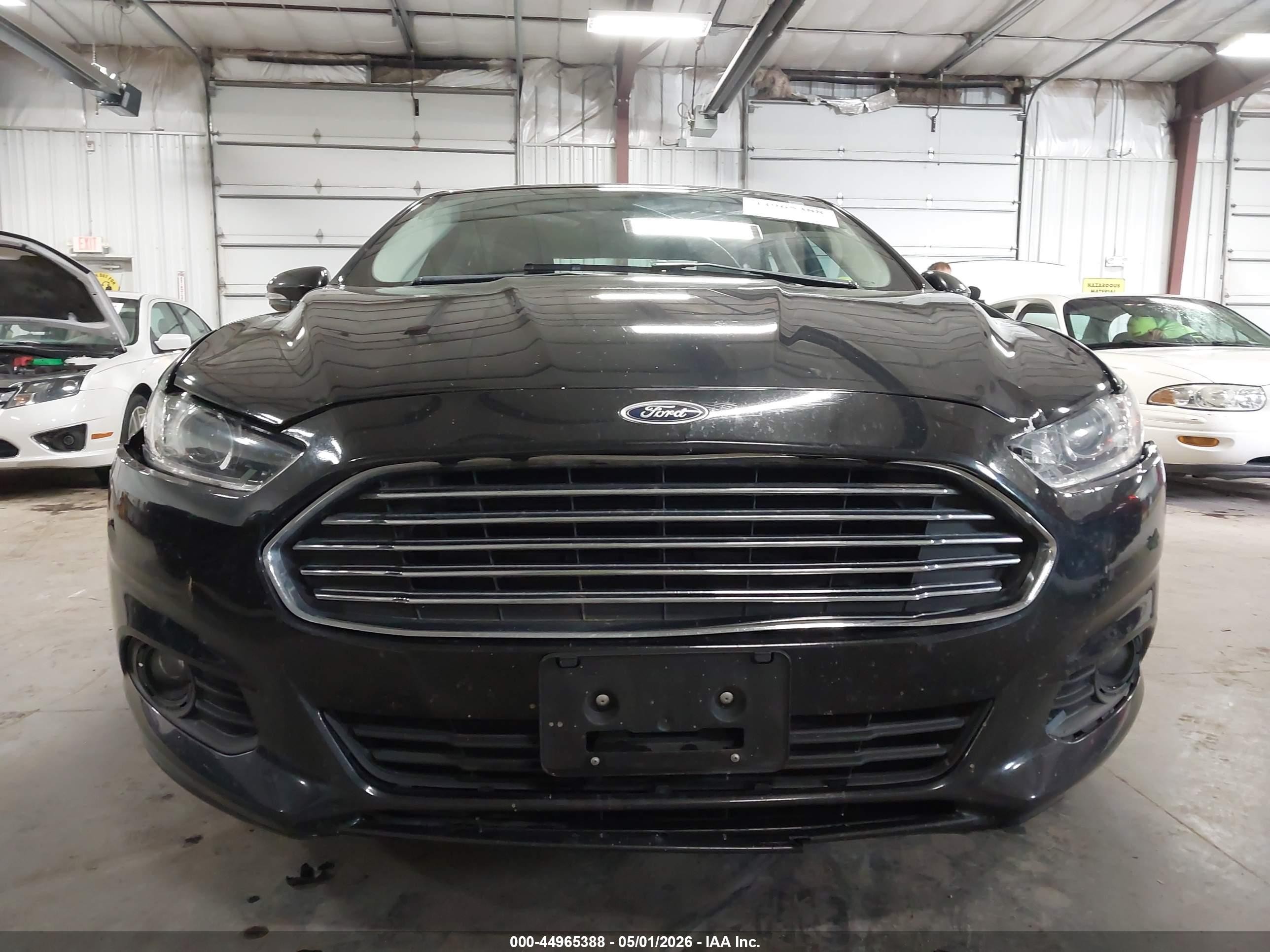2015 Ford Fusion Se Black vin: 3FA6P0H97FR224955