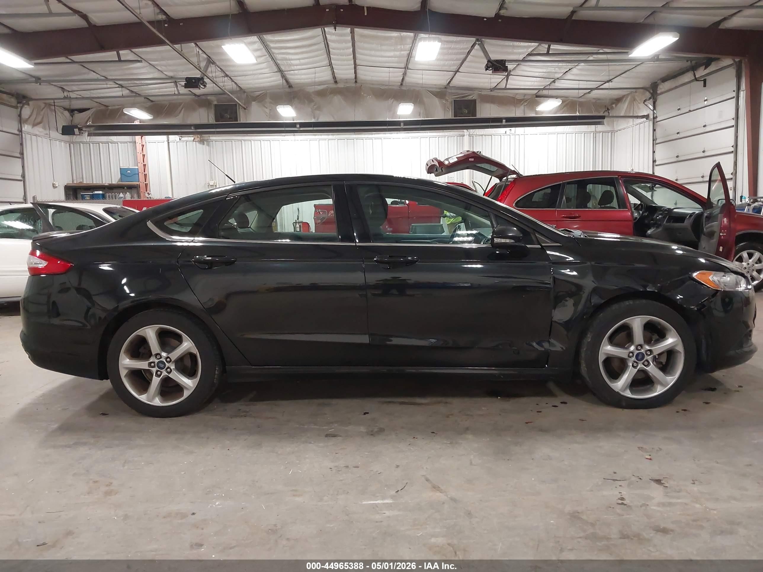 2015 Ford Fusion Se Black vin: 3FA6P0H97FR224955