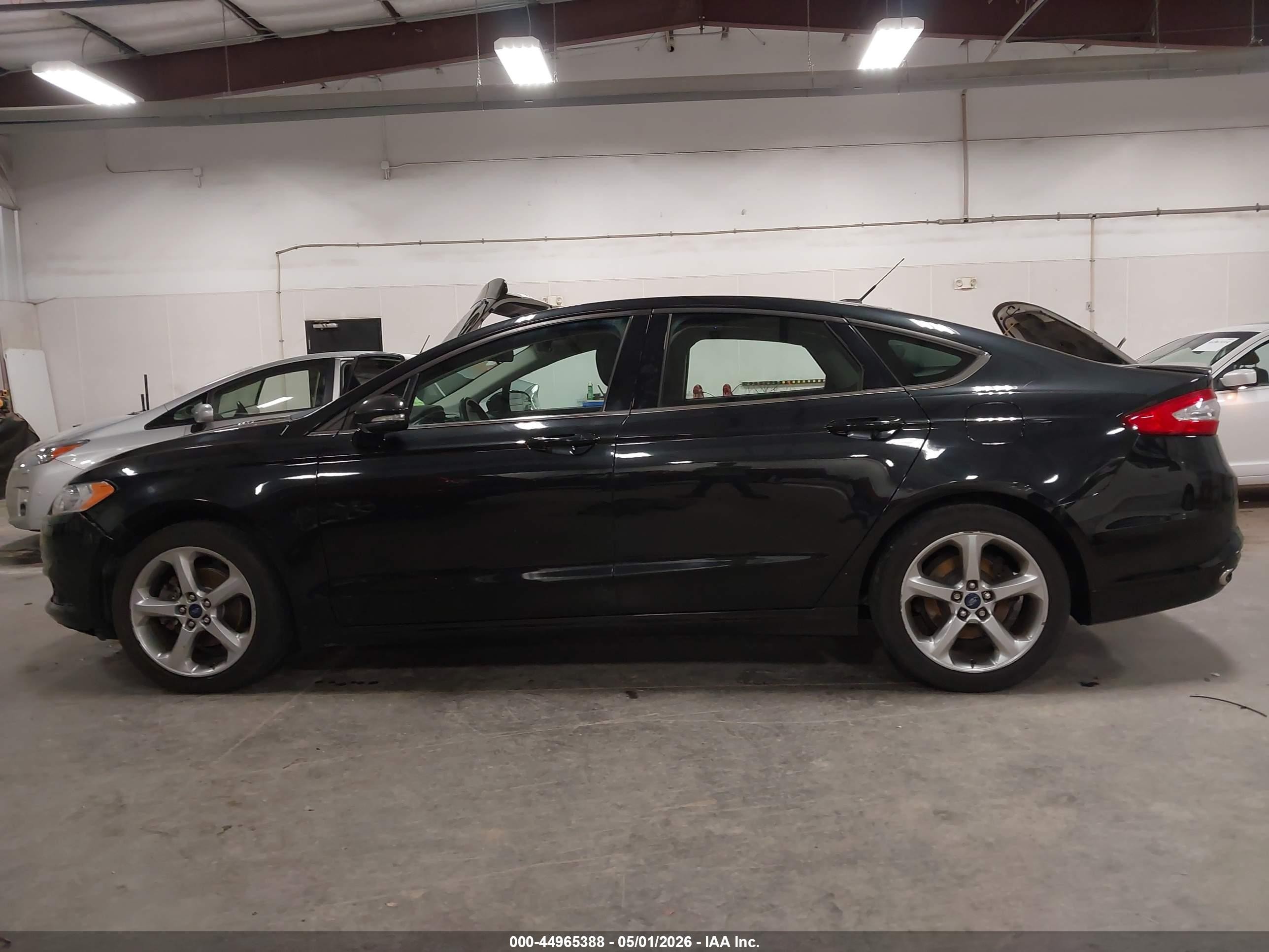 2015 Ford Fusion Se Black vin: 3FA6P0H97FR224955