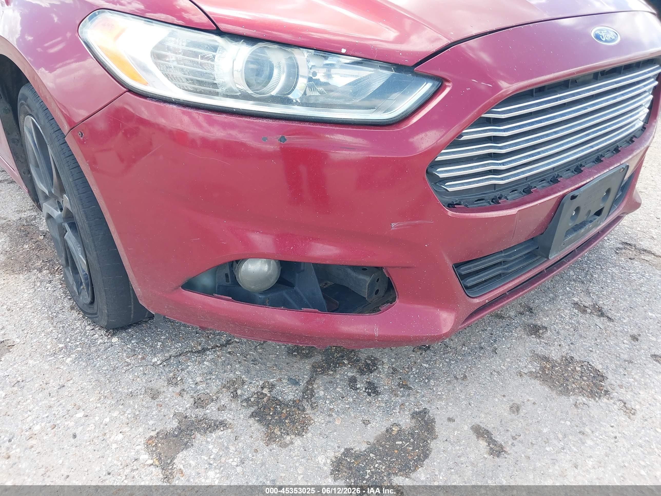 2015 Ford Fusion Se Red vin: 3FA6P0H97FR268289