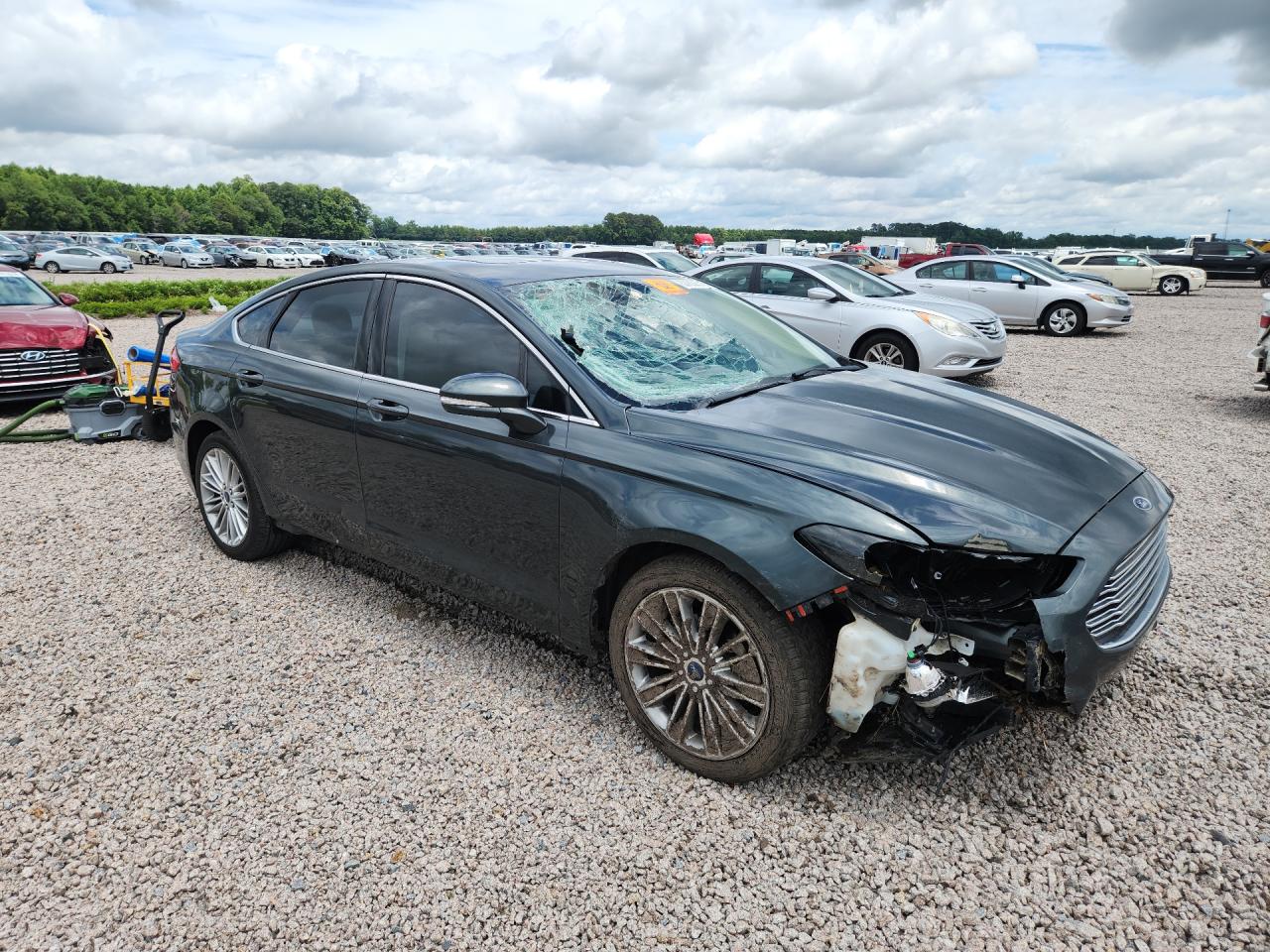 2015 Ford Fusion Se Black vin: 3FA6P0H97FR286937