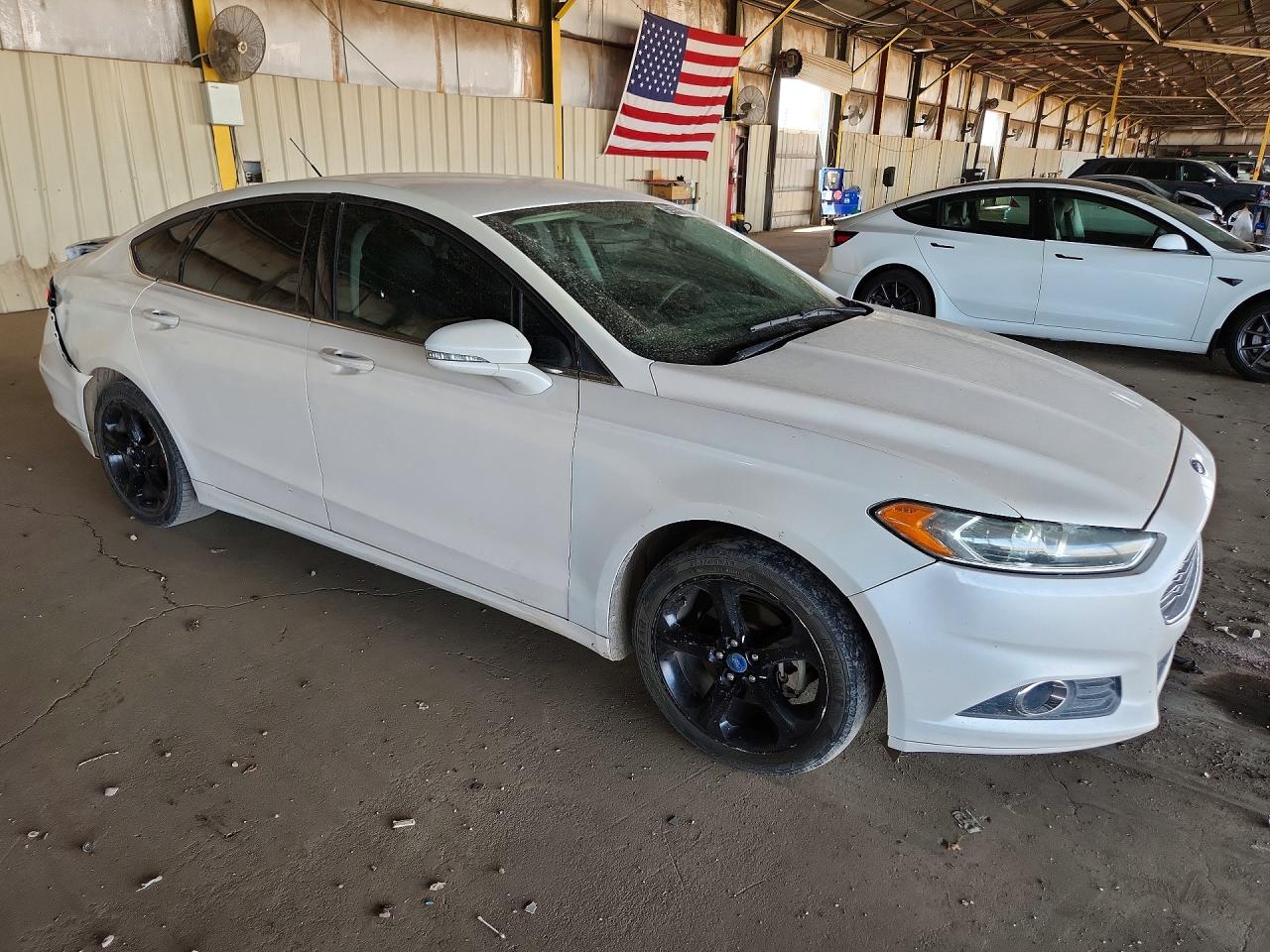 2013 Ford Fusion Se Белый vin: 3FA6P0H98DR148899