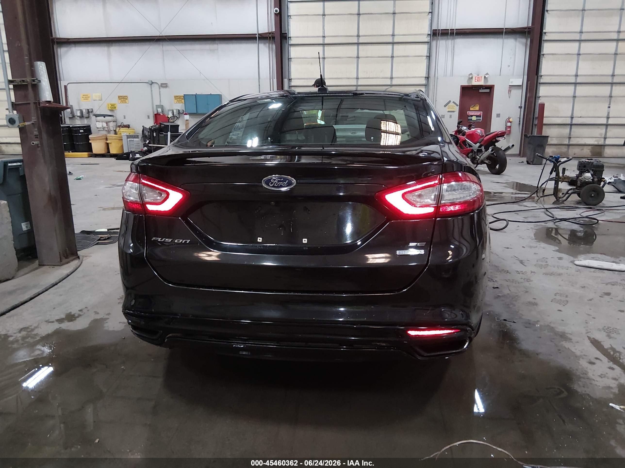2013 Ford Fusion Se Black vin: 3FA6P0H98DR159708