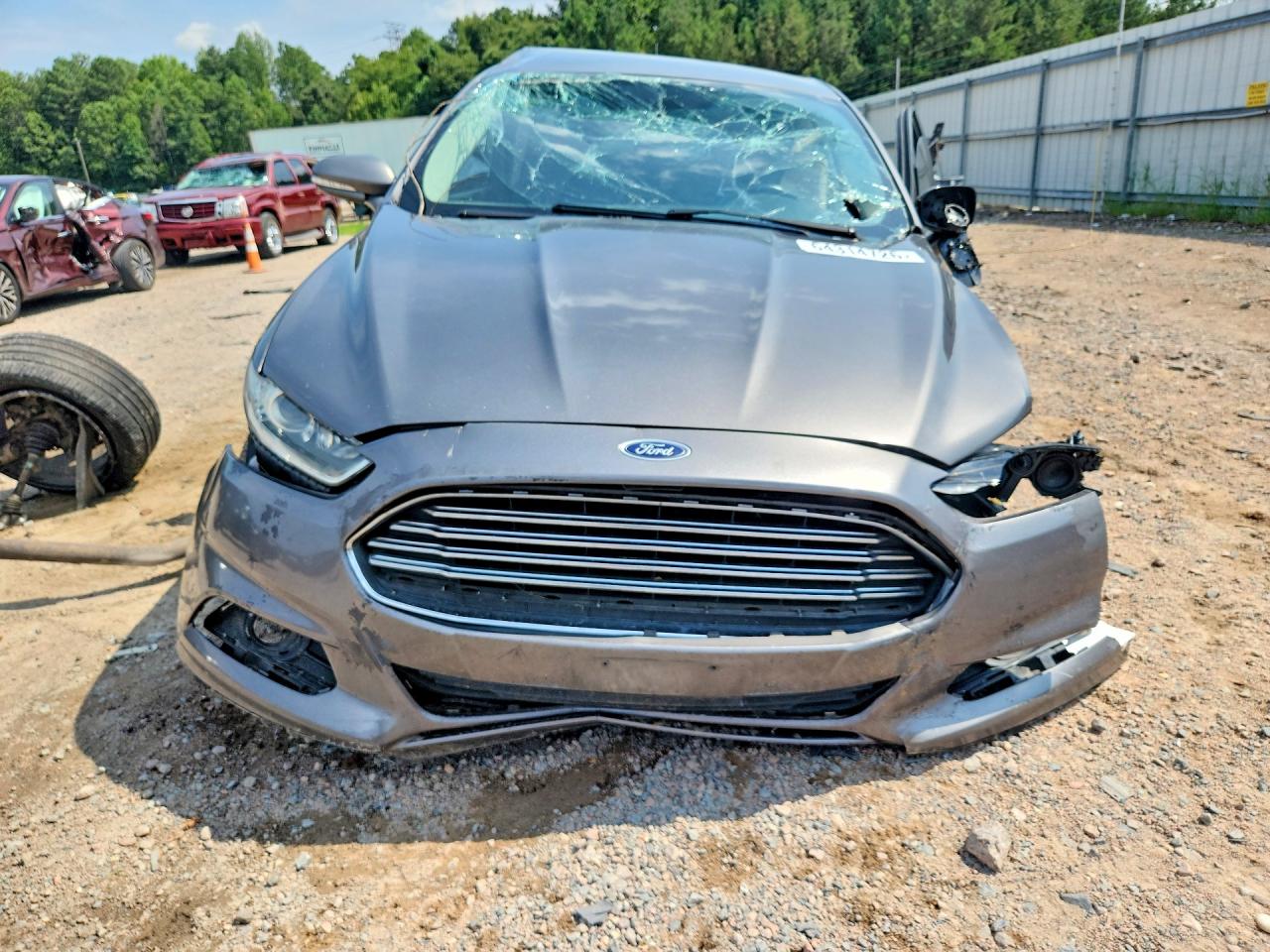 2013 Ford Fusion Se Gray vin: 3FA6P0H98DR255628