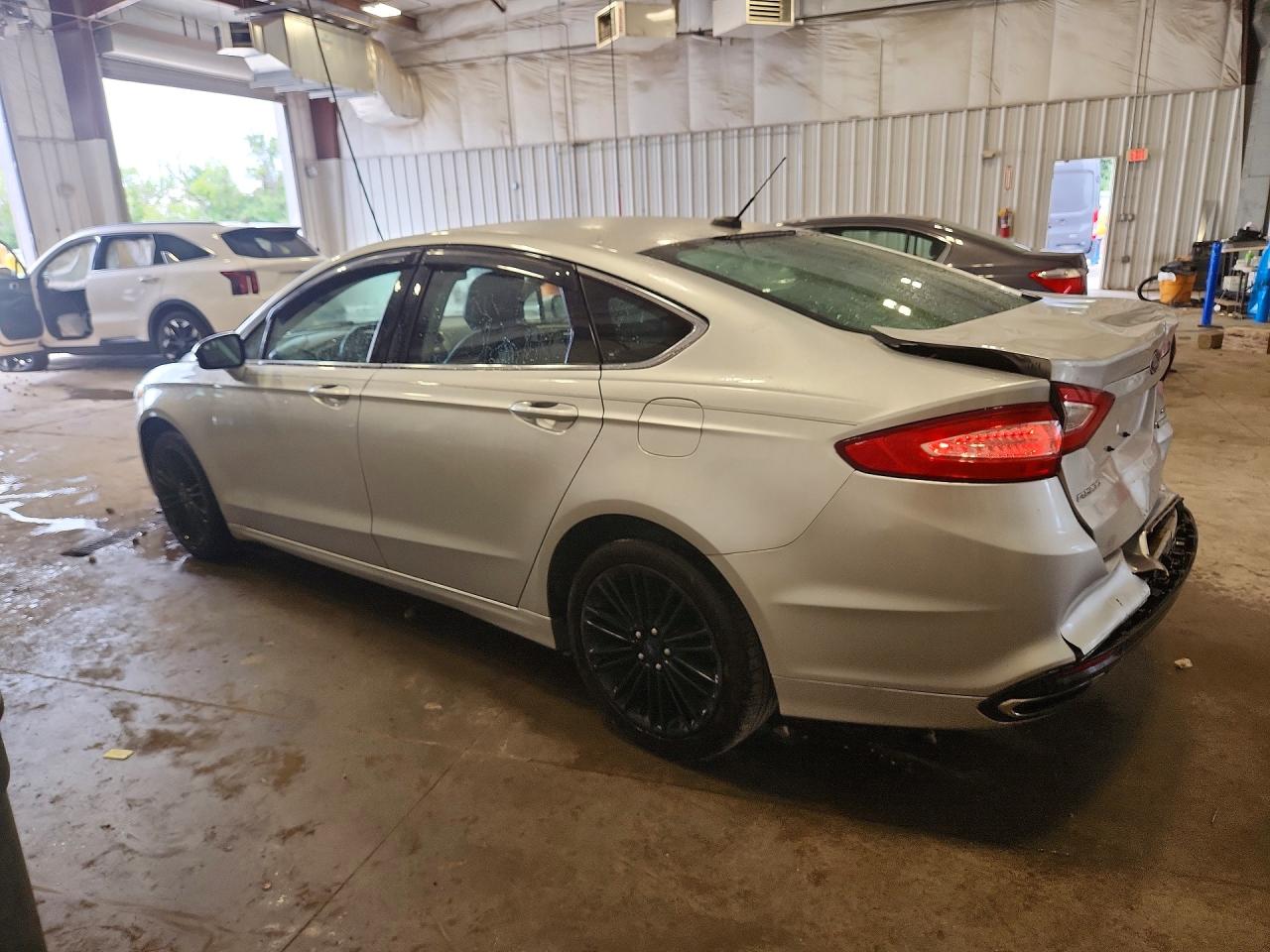 2014 Ford Fusion Se Silver vin: 3FA6P0H98ER224235