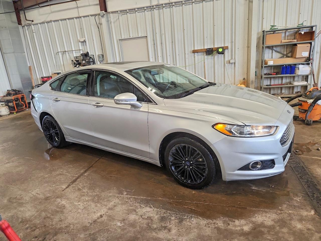 2014 Ford Fusion Se Silver vin: 3FA6P0H98ER224235