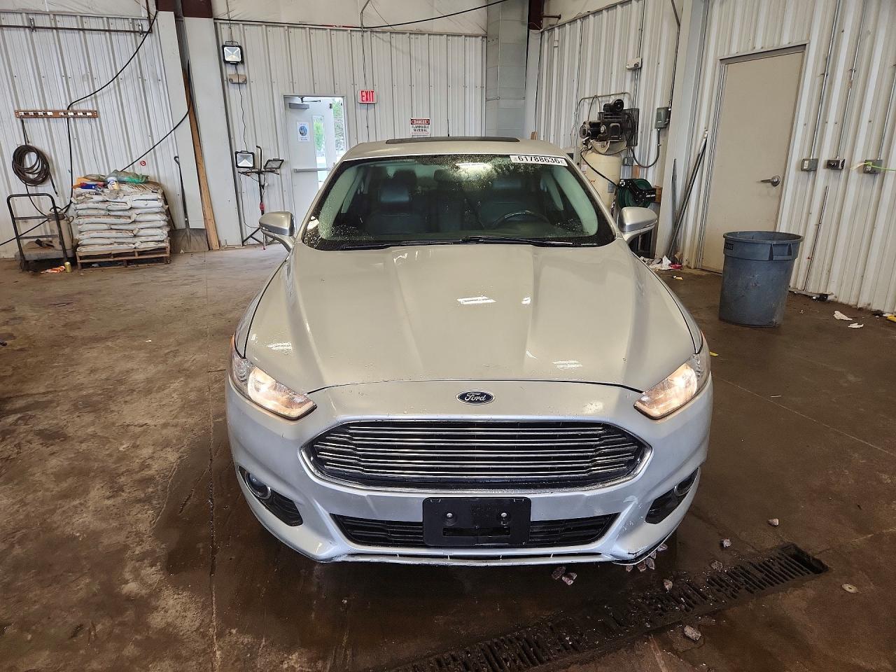 2014 Ford Fusion Se Silver vin: 3FA6P0H98ER224235