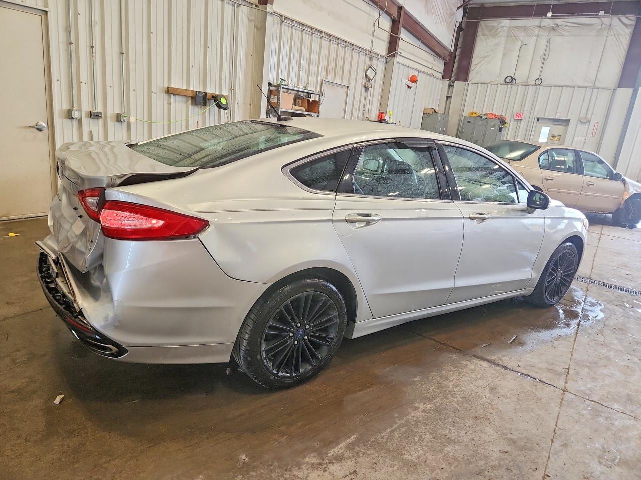 2014 Ford Fusion Se Silver vin: 3FA6P0H98ER224235