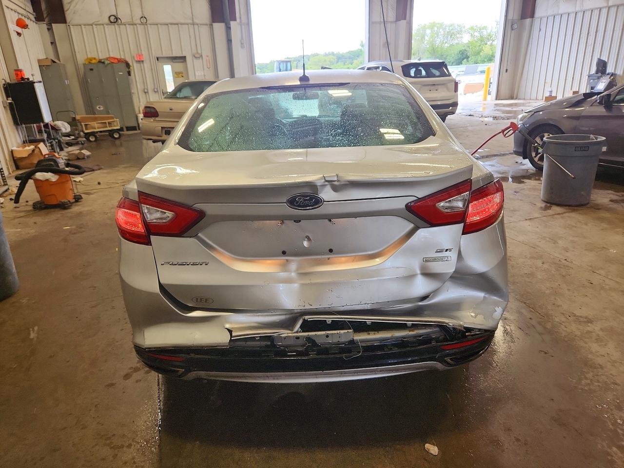 2014 Ford Fusion Se Silver vin: 3FA6P0H98ER224235