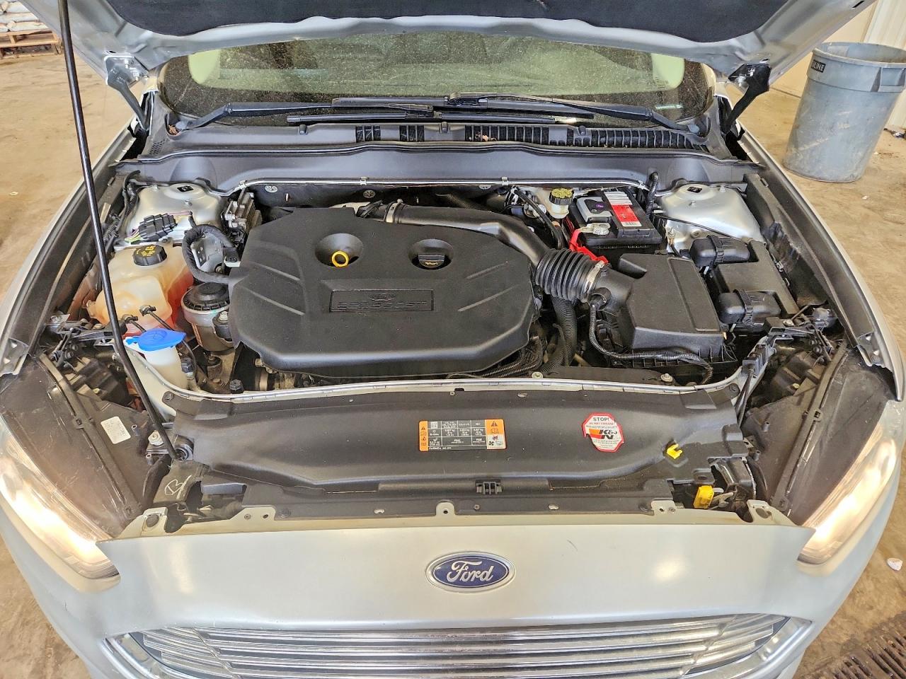 2014 Ford Fusion Se Silver vin: 3FA6P0H98ER224235