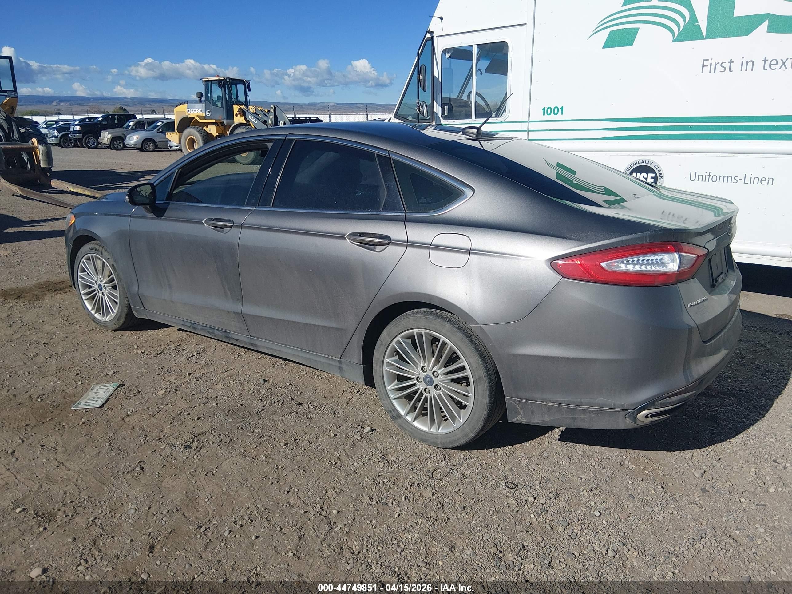2014 Ford Fusion Se Gray vin: 3FA6P0H98ER319717