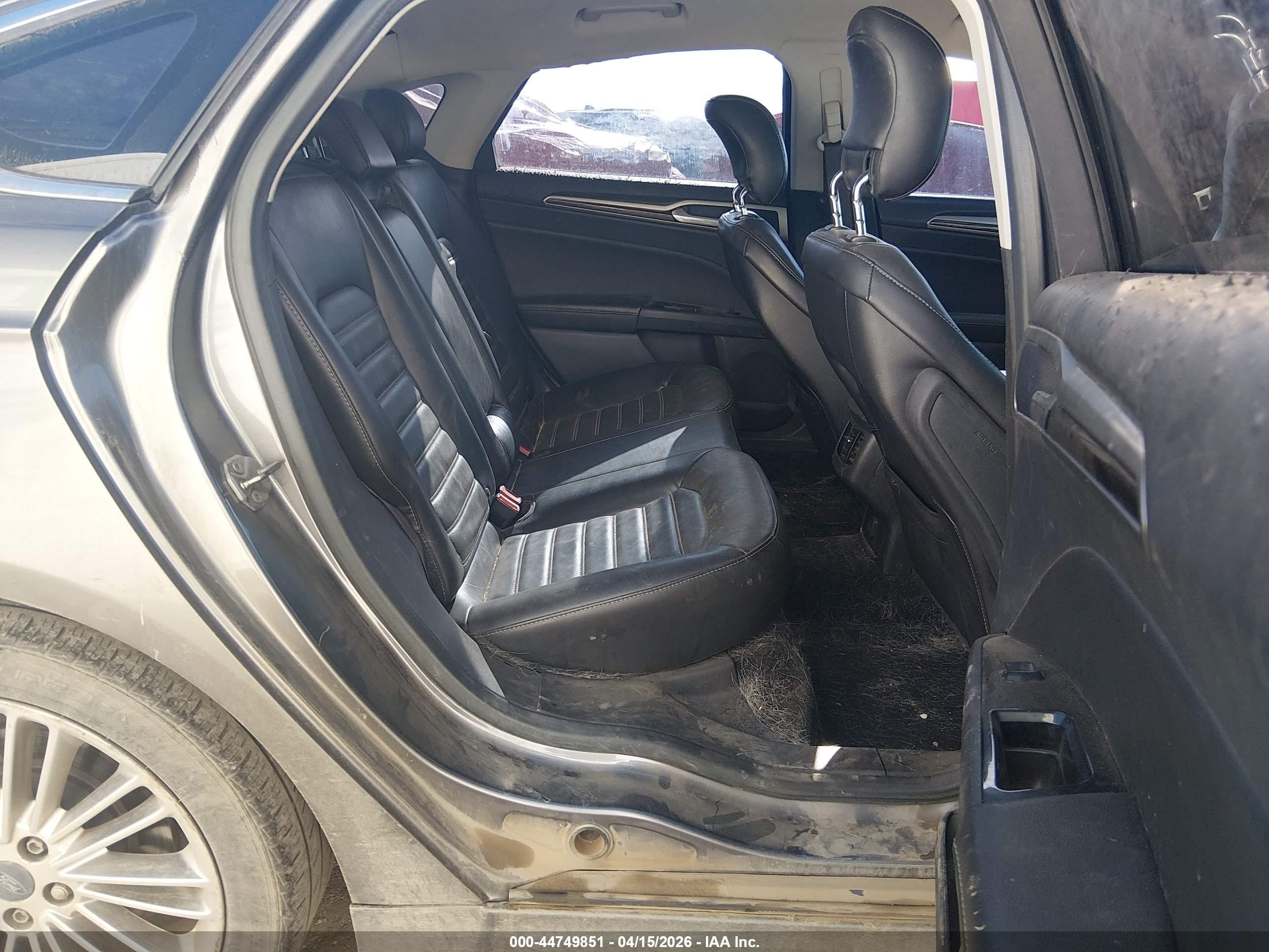 2014 Ford Fusion Se Gray vin: 3FA6P0H98ER319717