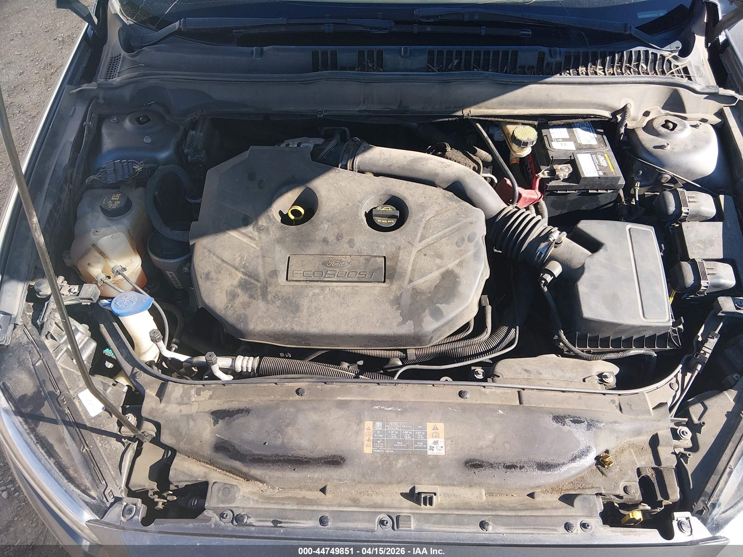 2014 Ford Fusion Se Gray vin: 3FA6P0H98ER319717