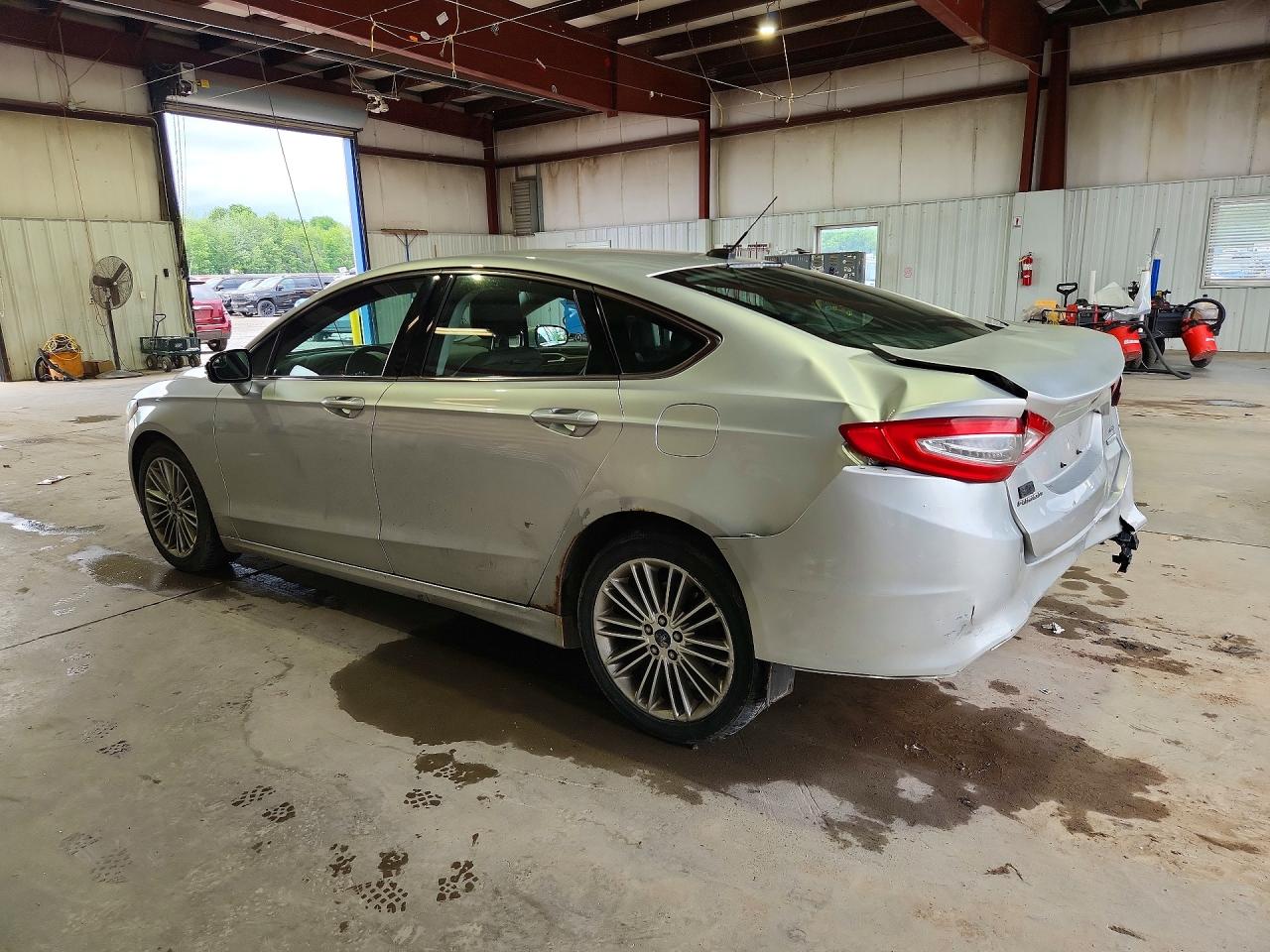 2014 Ford Fusion Se Silver vin: 3FA6P0H98ER320124
