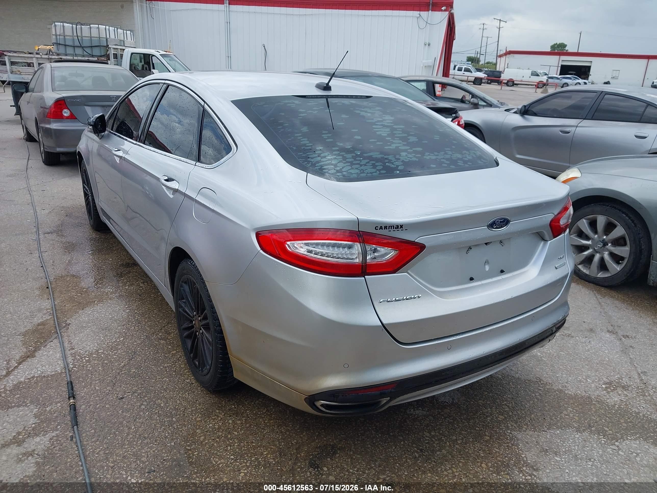 2014 Ford Fusion Se Silver vin: 3FA6P0H98ER334816