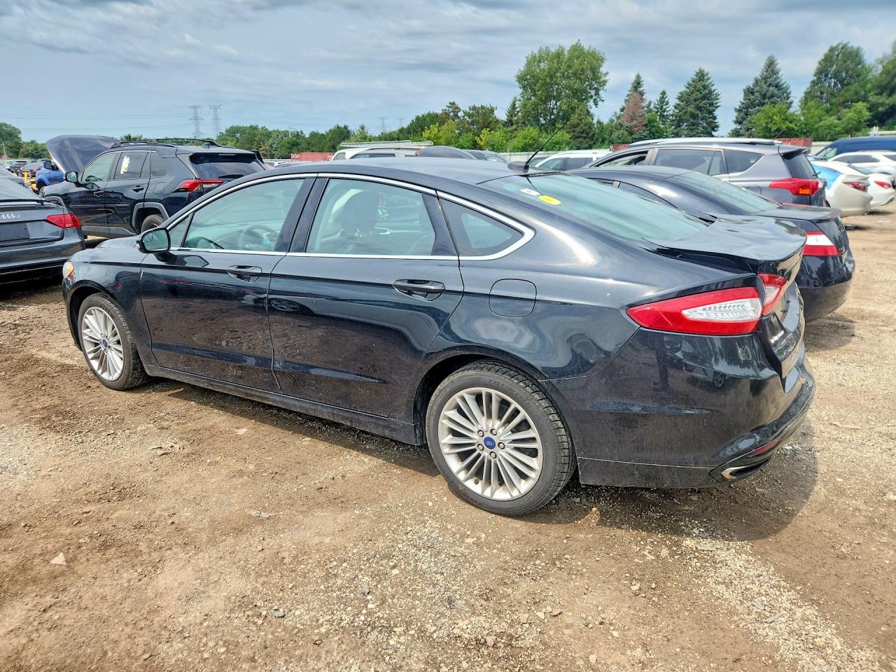 2014 Ford Fusion Se Black vin: 3FA6P0H98ER345251