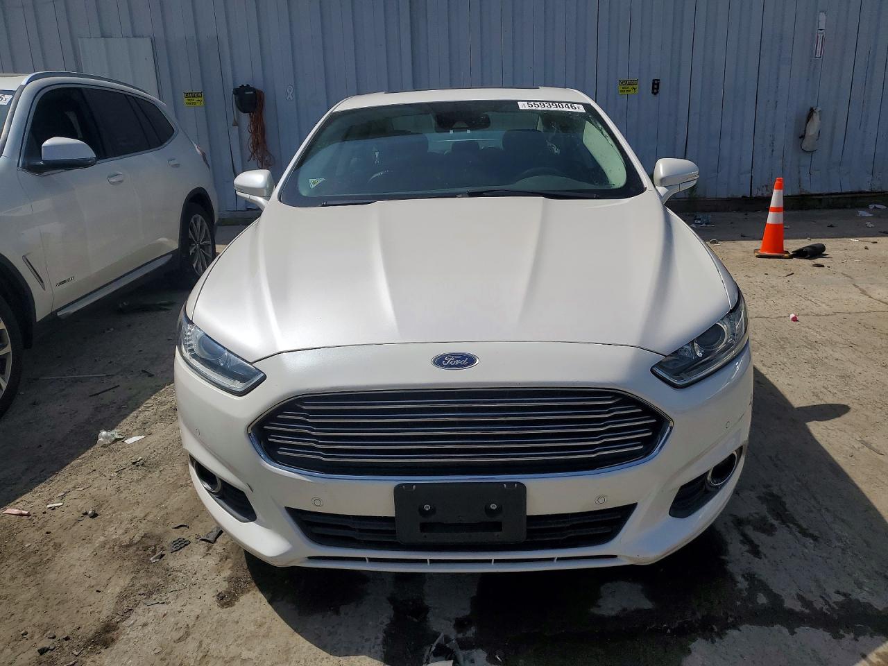 2014 Ford Fusion Se White vin: 3FA6P0H98ER385202