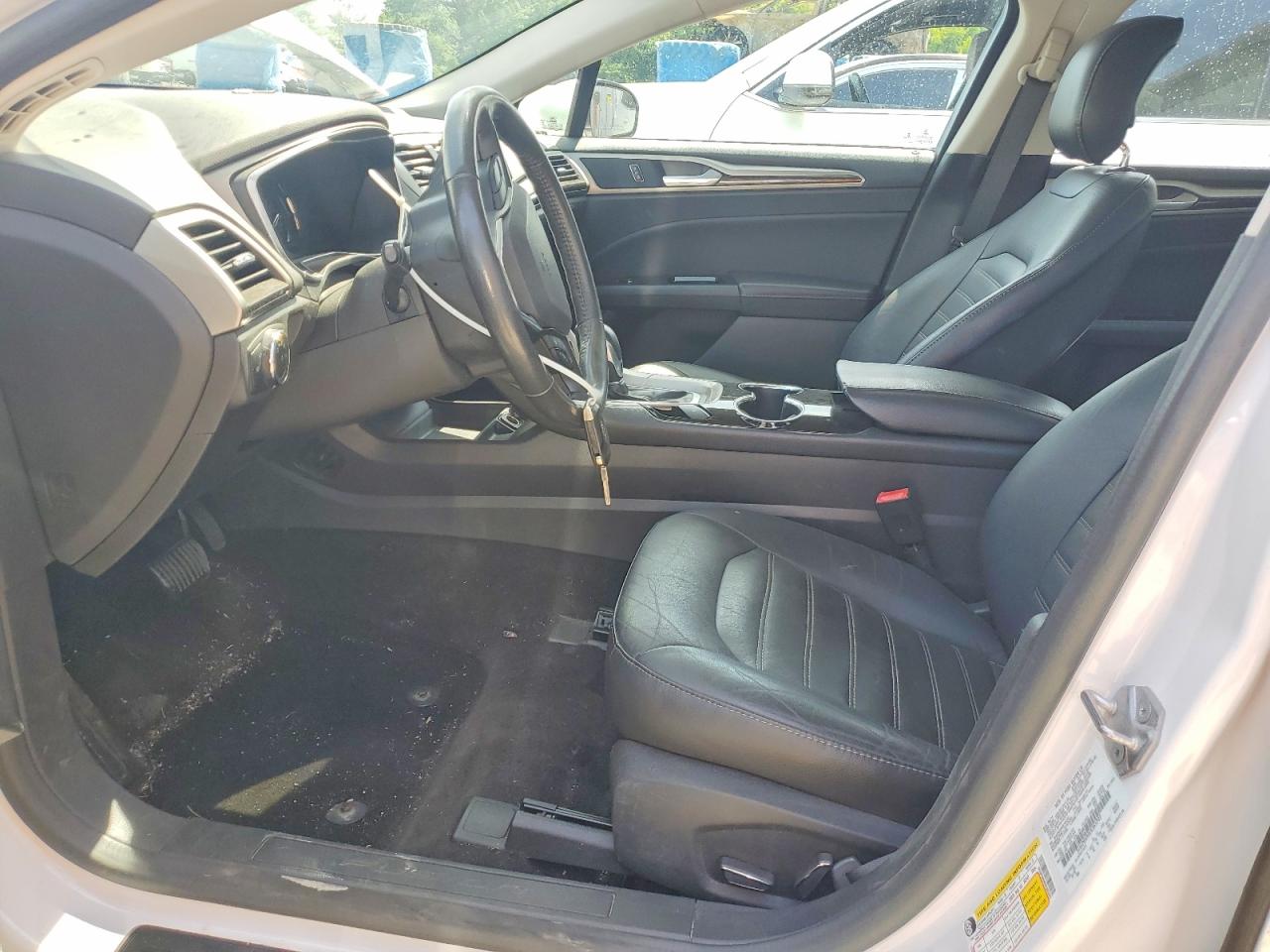 2014 Ford Fusion Se White vin: 3FA6P0H98ER385202