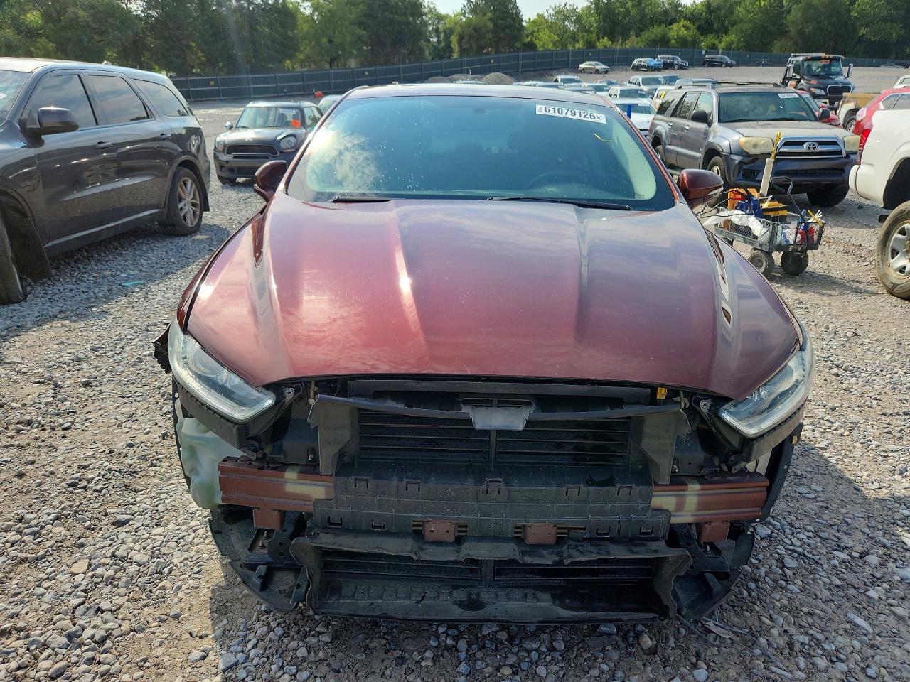 2015 Ford Fusion Se Burgundy vin: 3FA6P0H98FR159033