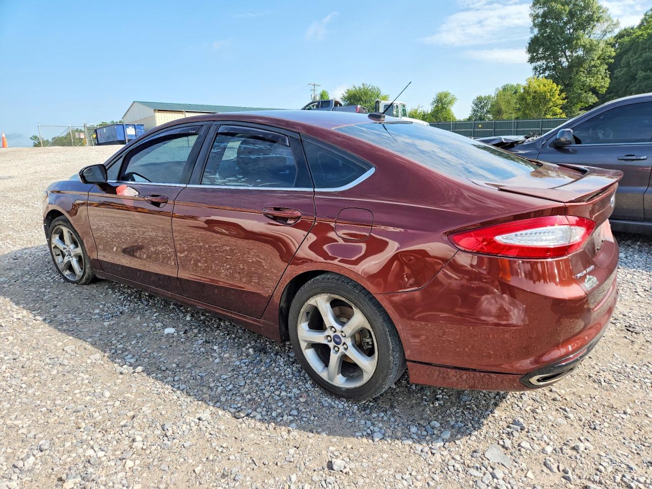 2015 Ford Fusion Se Burgundy vin: 3FA6P0H98FR159033