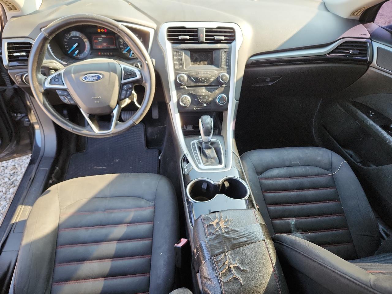2015 Ford Fusion Se Black vin: 3FA6P0H98FR217447