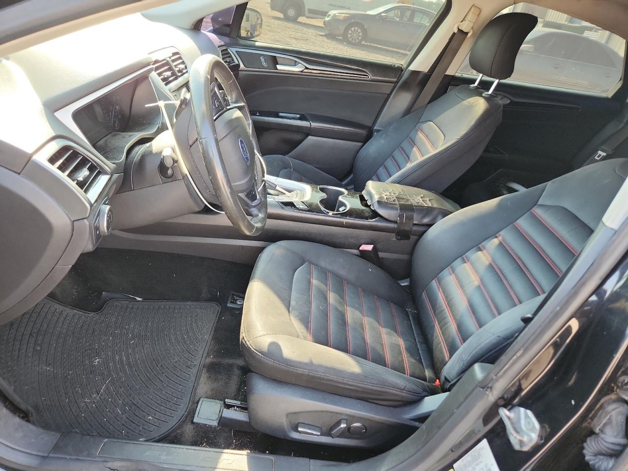 2015 Ford Fusion Se Black vin: 3FA6P0H98FR217447