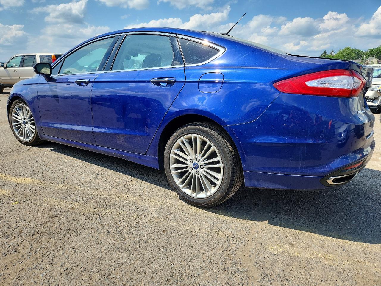 2015 Ford Fusion Se Blue vin: 3FA6P0H98FR217819