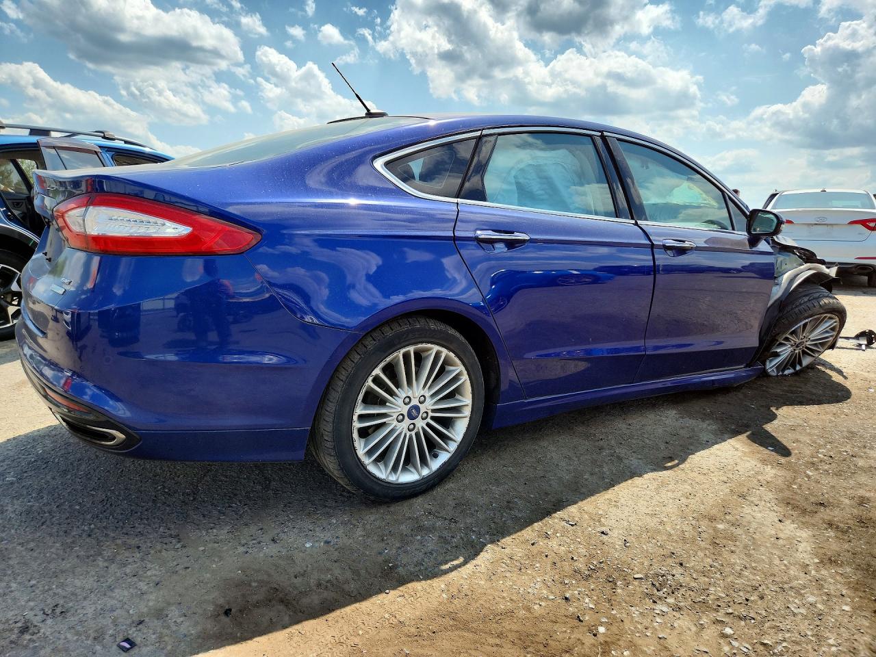 2015 Ford Fusion Se Blue vin: 3FA6P0H98FR217819