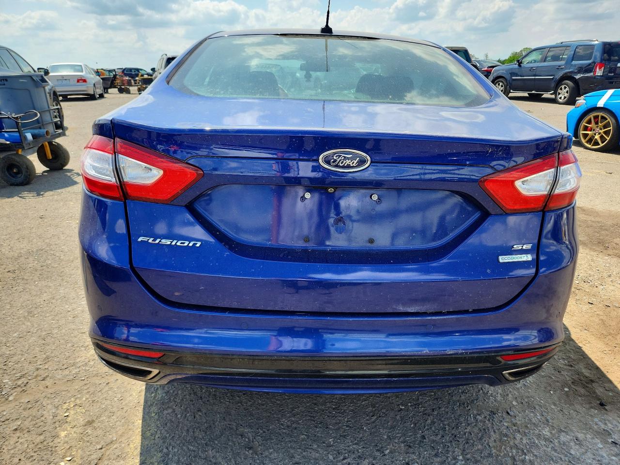 2015 Ford Fusion Se Blue vin: 3FA6P0H98FR217819