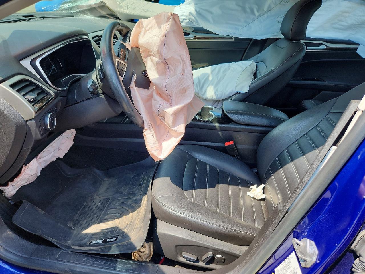 2015 Ford Fusion Se Blue vin: 3FA6P0H98FR217819