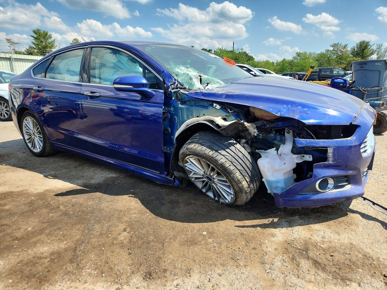 2015 Ford Fusion Se Blue vin: 3FA6P0H98FR217819