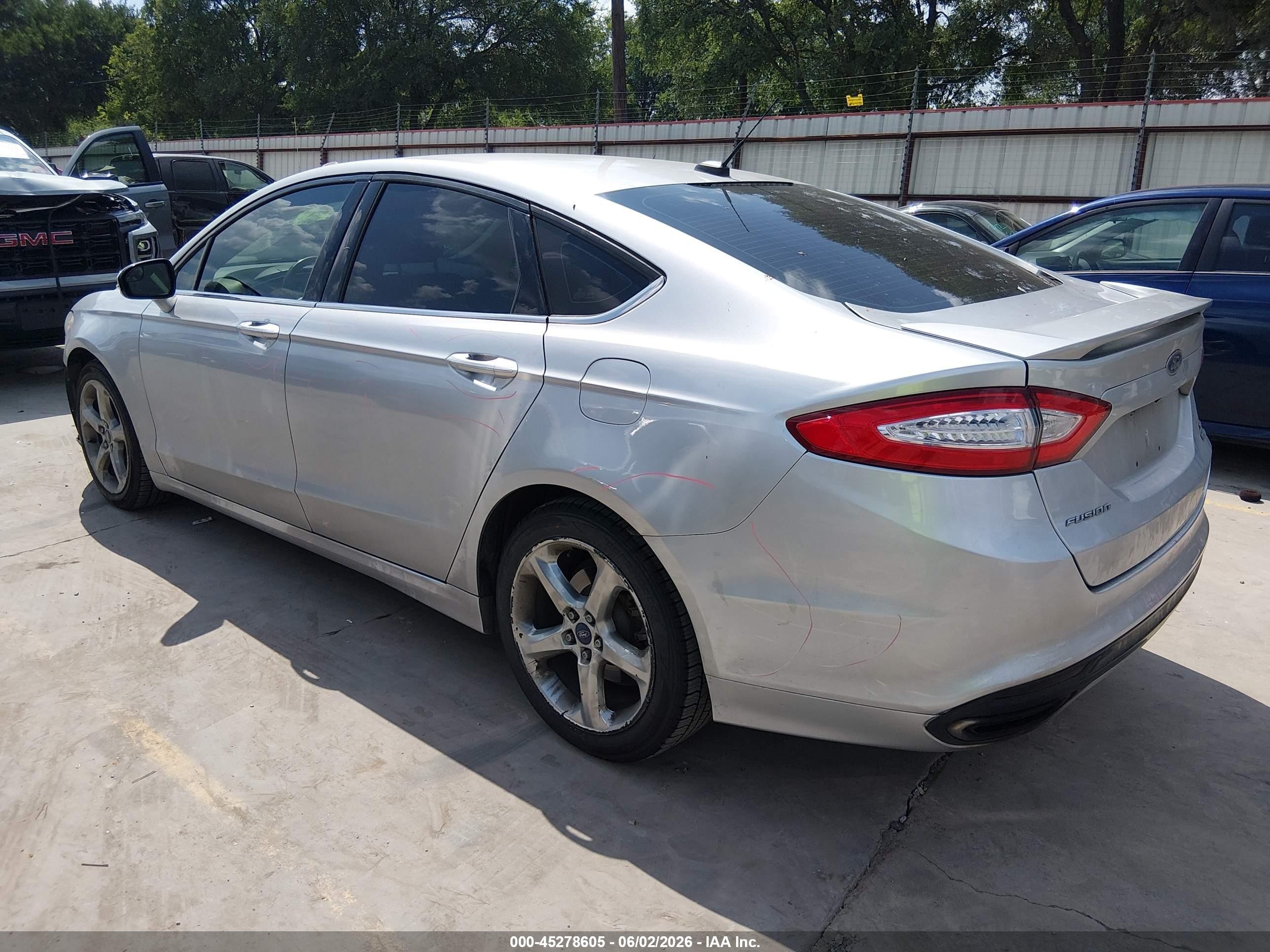 2015 Ford Fusion Se Silver vin: 3FA6P0H98FR283383