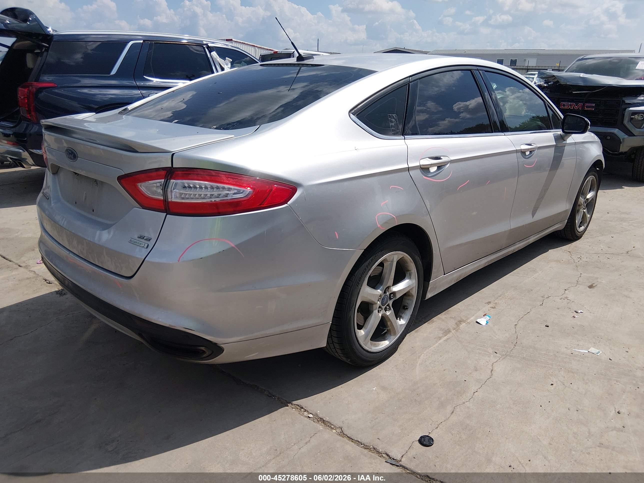 2015 Ford Fusion Se Silver vin: 3FA6P0H98FR283383