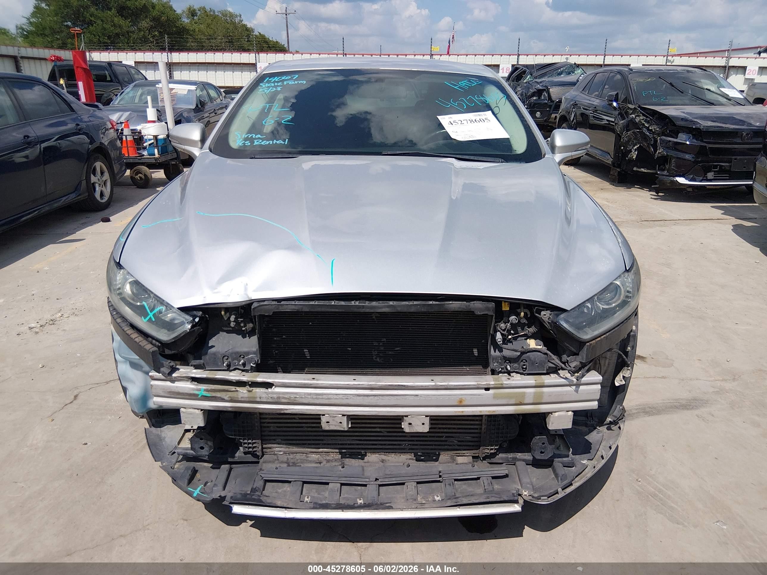 2015 Ford Fusion Se Silver vin: 3FA6P0H98FR283383