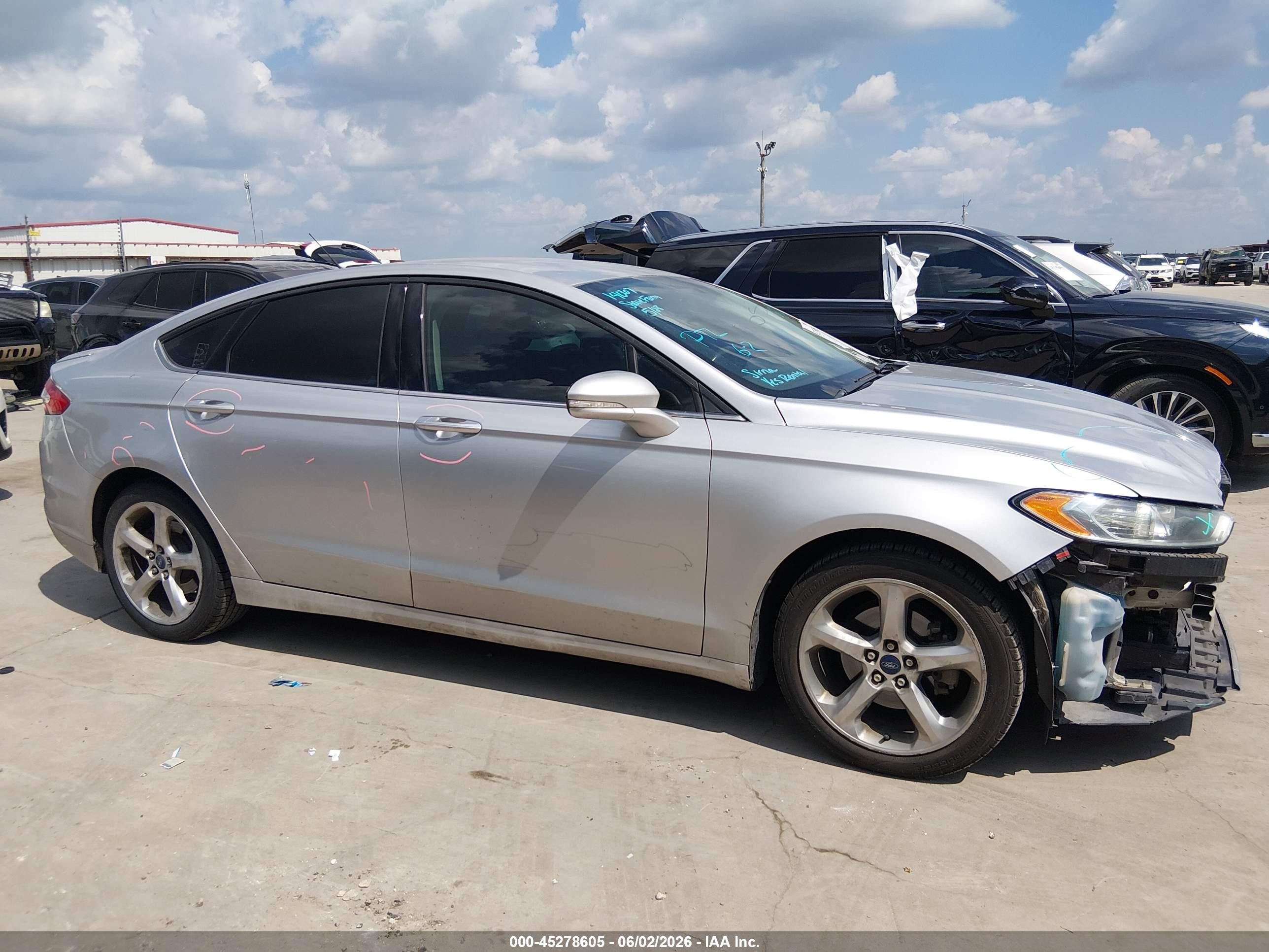 2015 Ford Fusion Se Silver vin: 3FA6P0H98FR283383