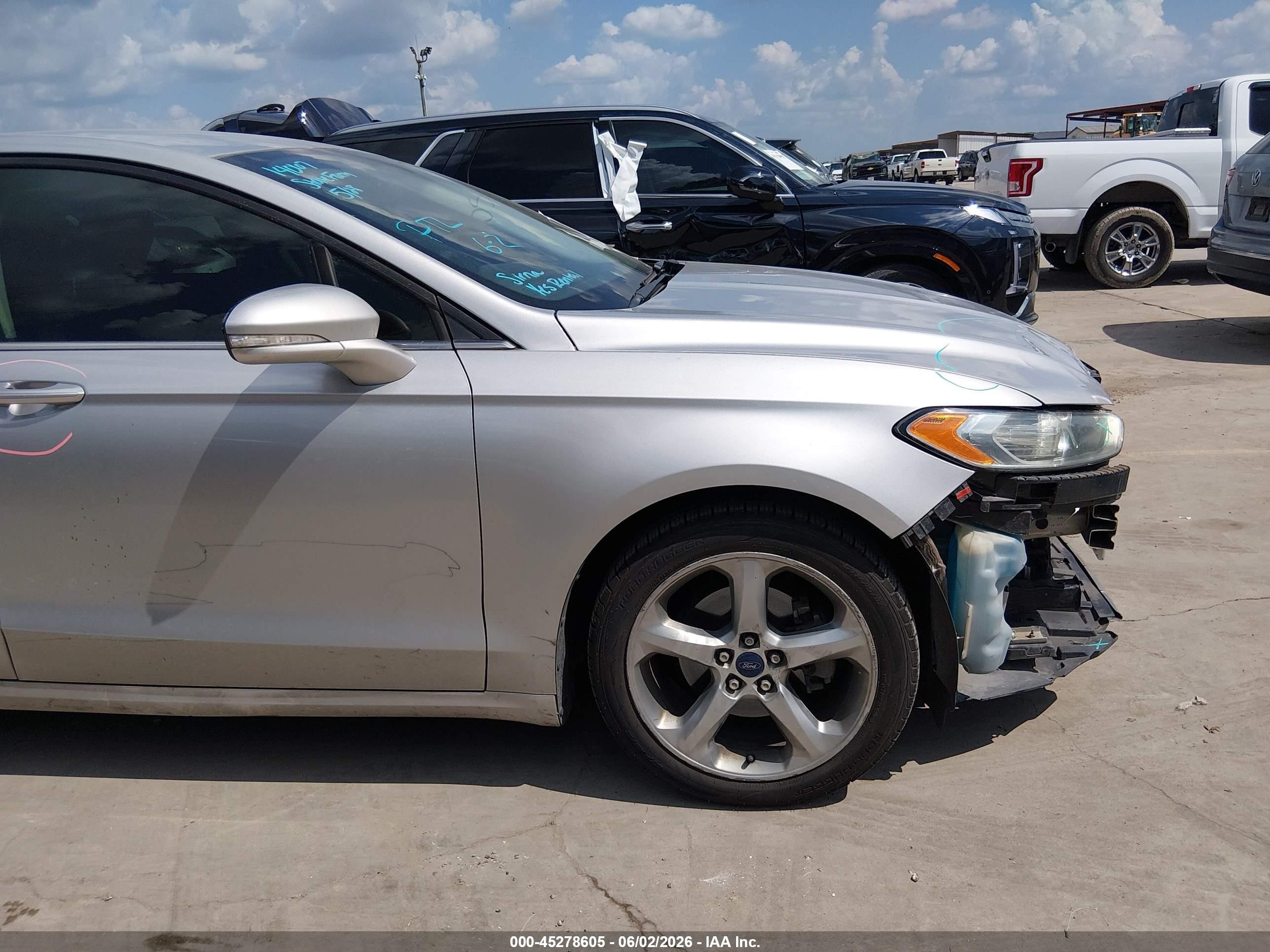 2015 Ford Fusion Se Silver vin: 3FA6P0H98FR283383