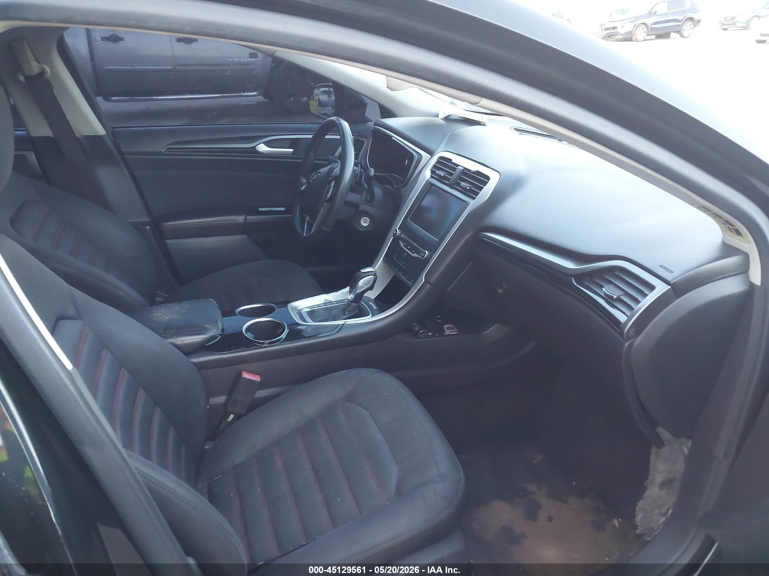 2013 Ford Fusion Se Black vin: 3FA6P0H99DR169079