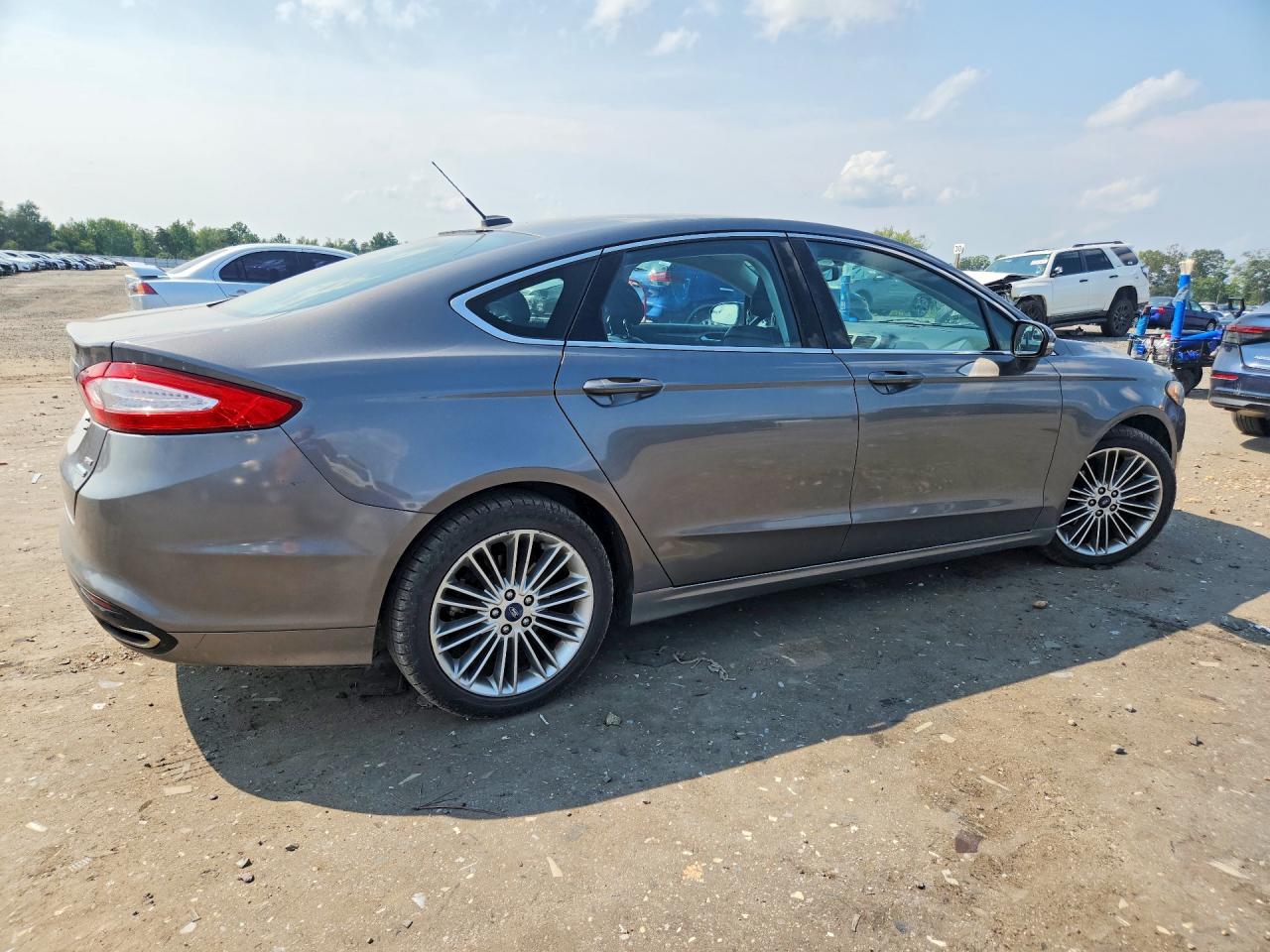 2013 Ford Fusion Se Gray vin: 3FA6P0H99DR261745