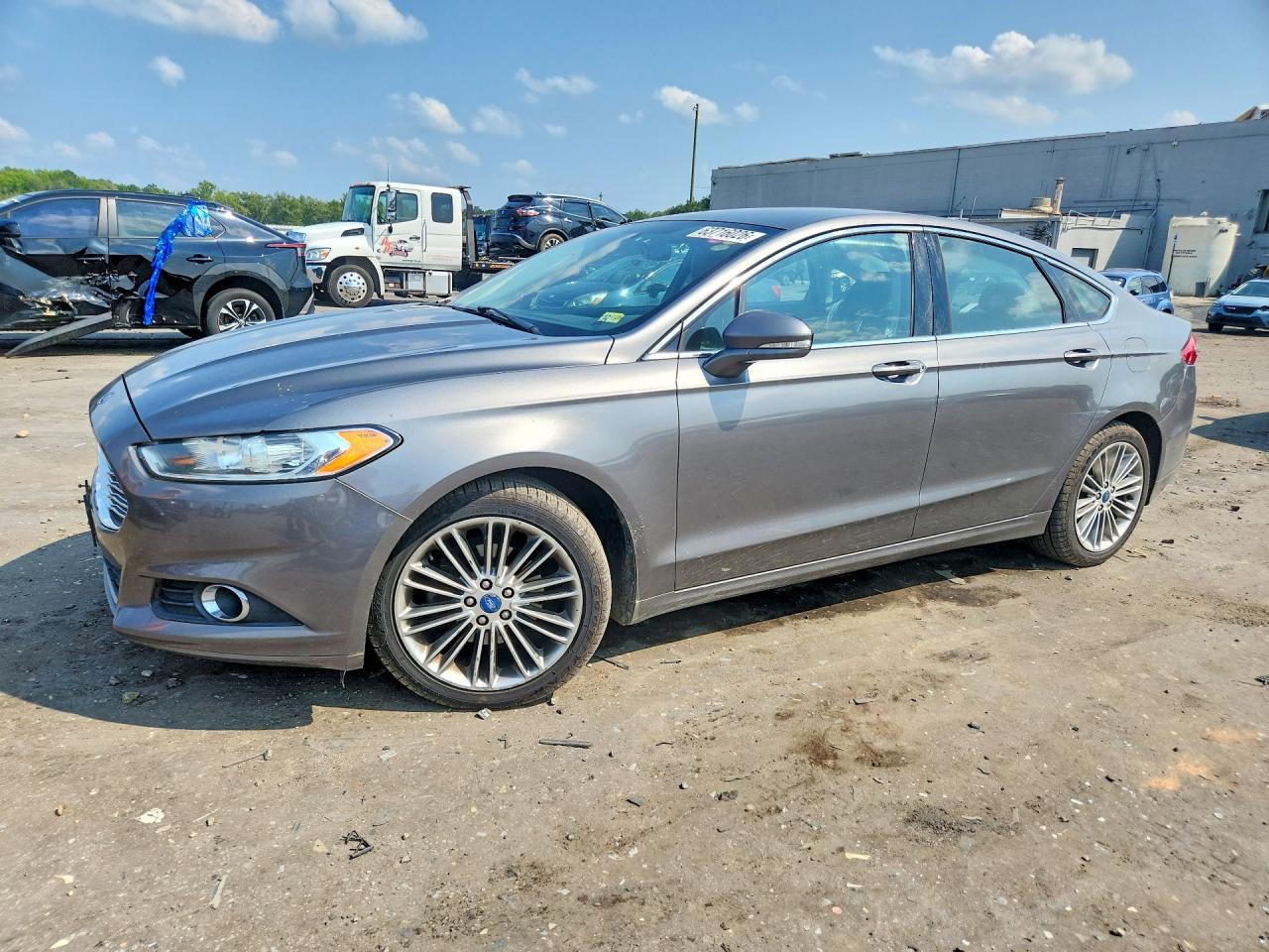 2013 Ford Fusion Se Gray vin: 3FA6P0H99DR261745