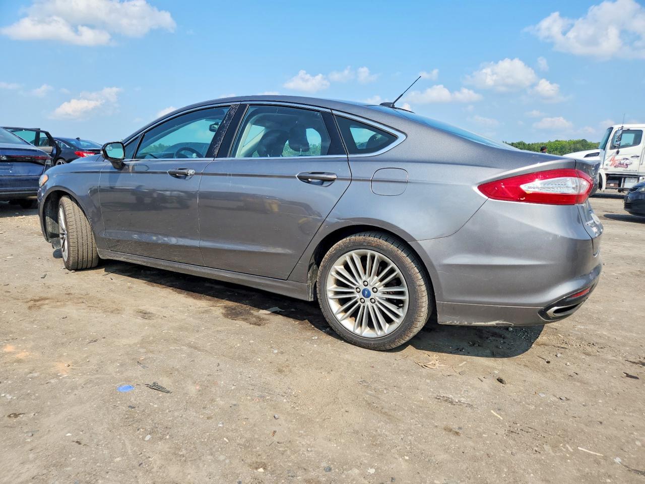 2013 Ford Fusion Se Gray vin: 3FA6P0H99DR261745